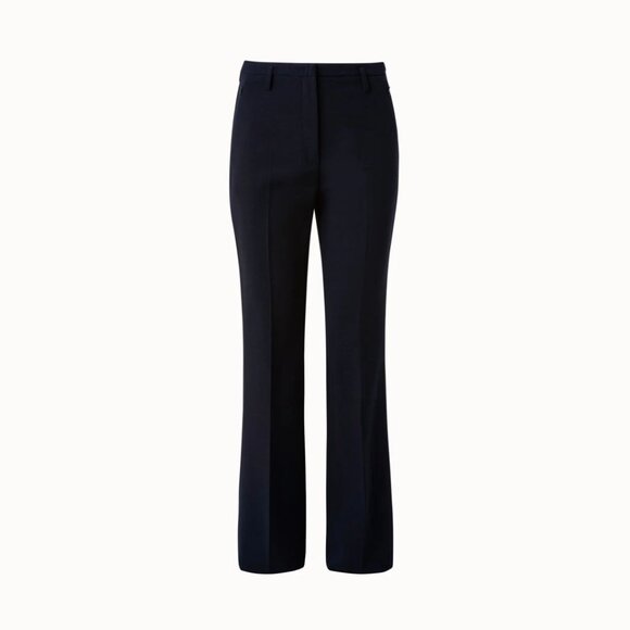 NWT! Tahari ‘Samile’ Cigarette Pants | Evening Blue Tailored Slim Trousers - Picture 2 of 9
